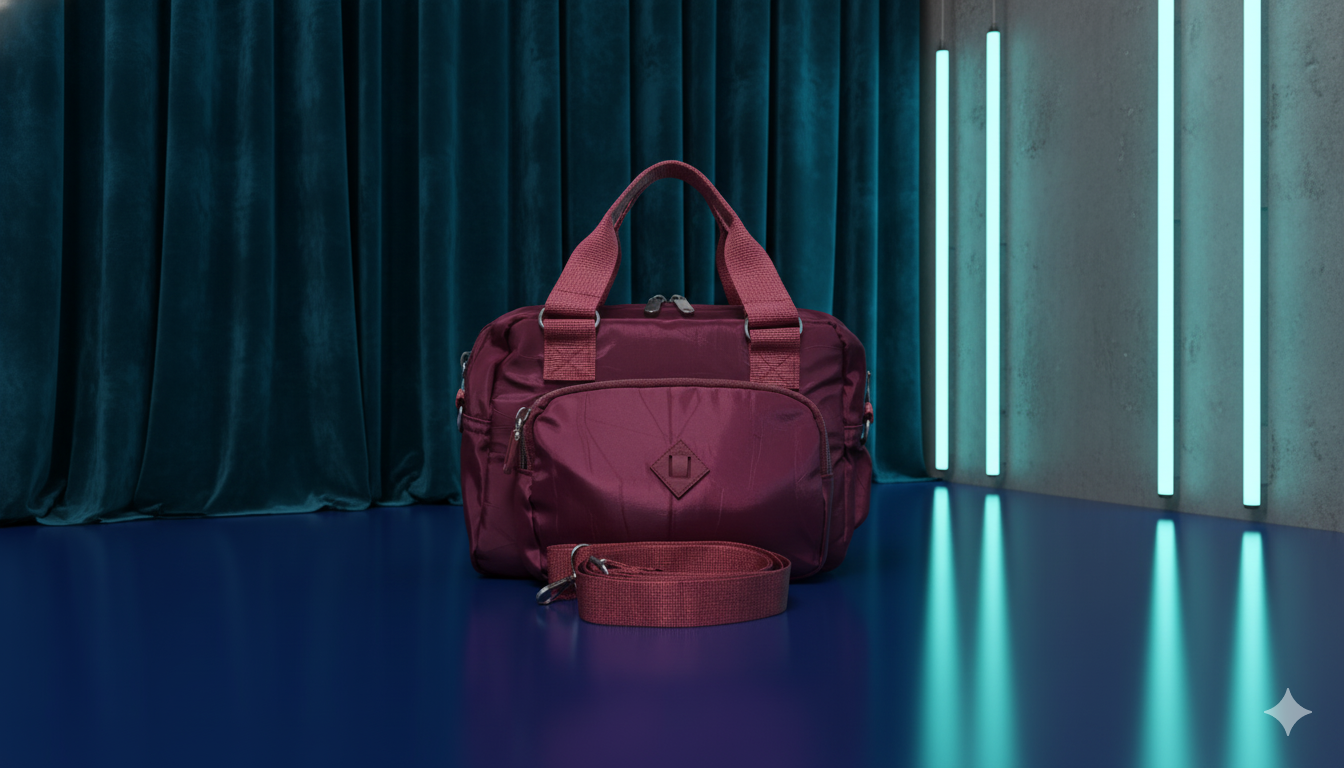 COD: 0035 Bolso de mano burdeos JGS