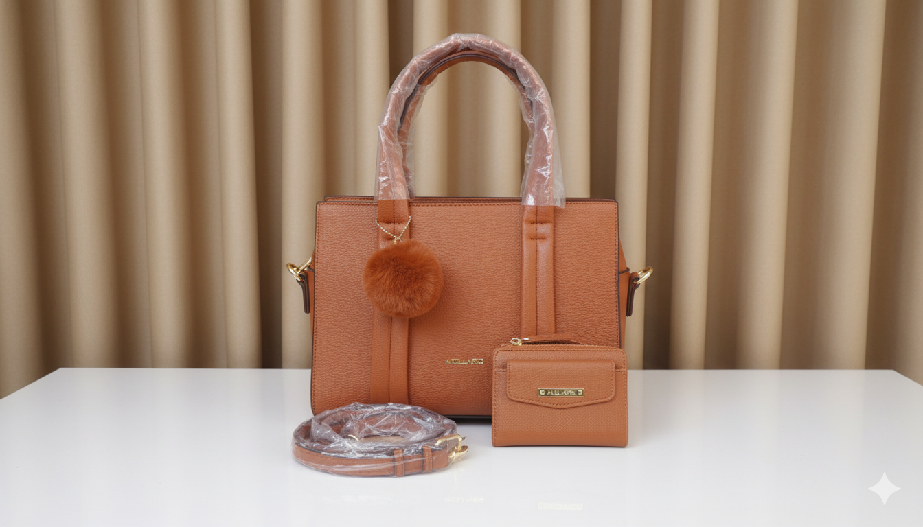 COD: 027 Bolso de mano marrón elegante Ardilla Roja