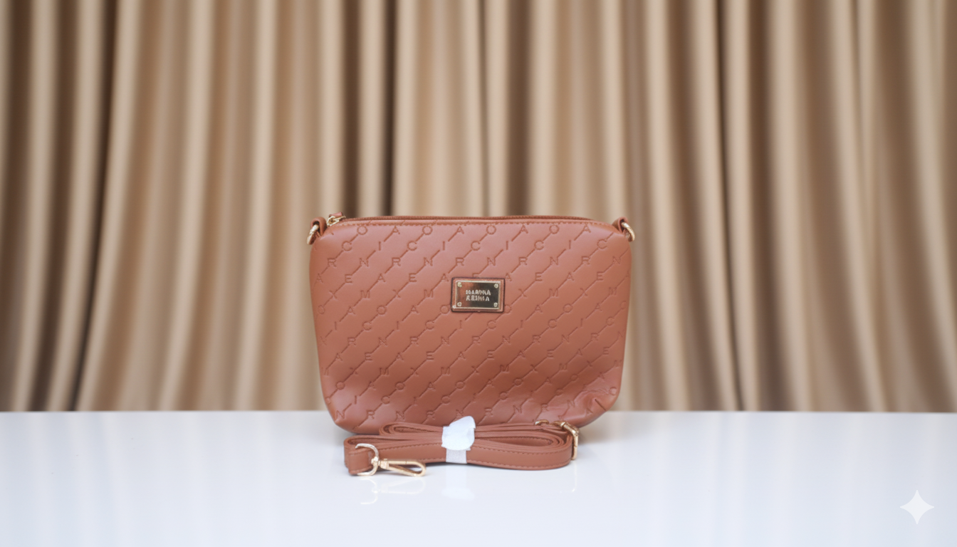 COD: 005 Bolso de mano marrón elegante