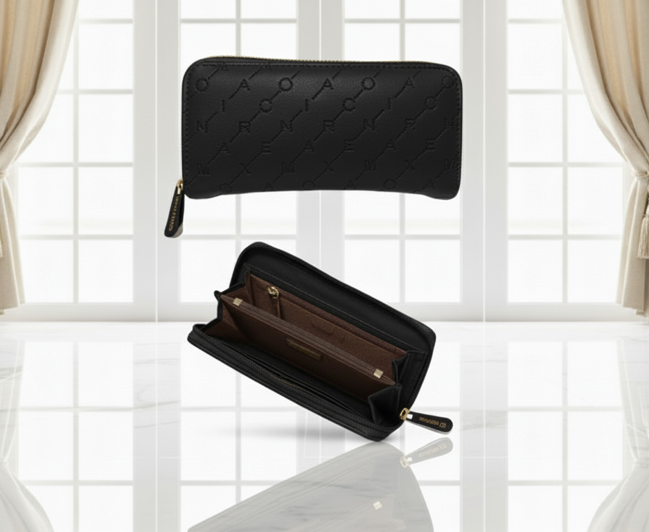 COD: 067 Cartera de cuero marrón MARCO XENIA