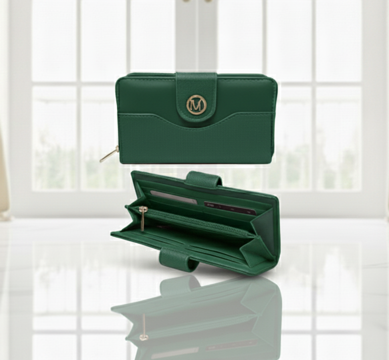 COD: 062 Cartera verde elegante