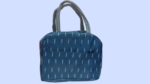 COD: 038 Bolso azul estampado