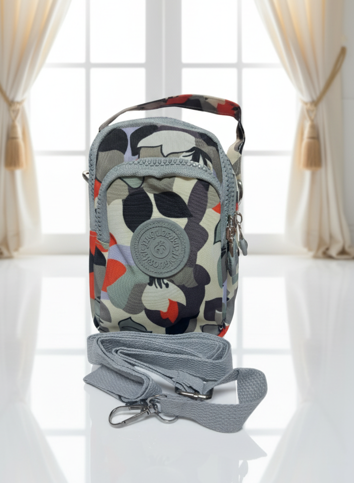 COD: 057 Bolso de mano con estampado de camuflaje