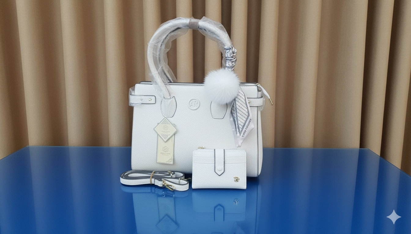 COD: 031 Bolso de mano blanco elegante Ardilla Roja