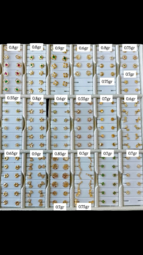 Topitos de oro para mujer