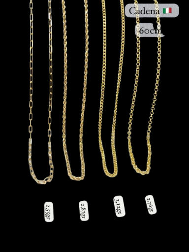 Cadena dorada 60cm