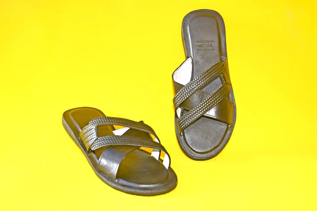 Sandales noires pour homme