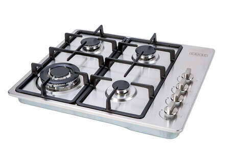 Cadac 4 Burner Gas Hob With Side Knobs