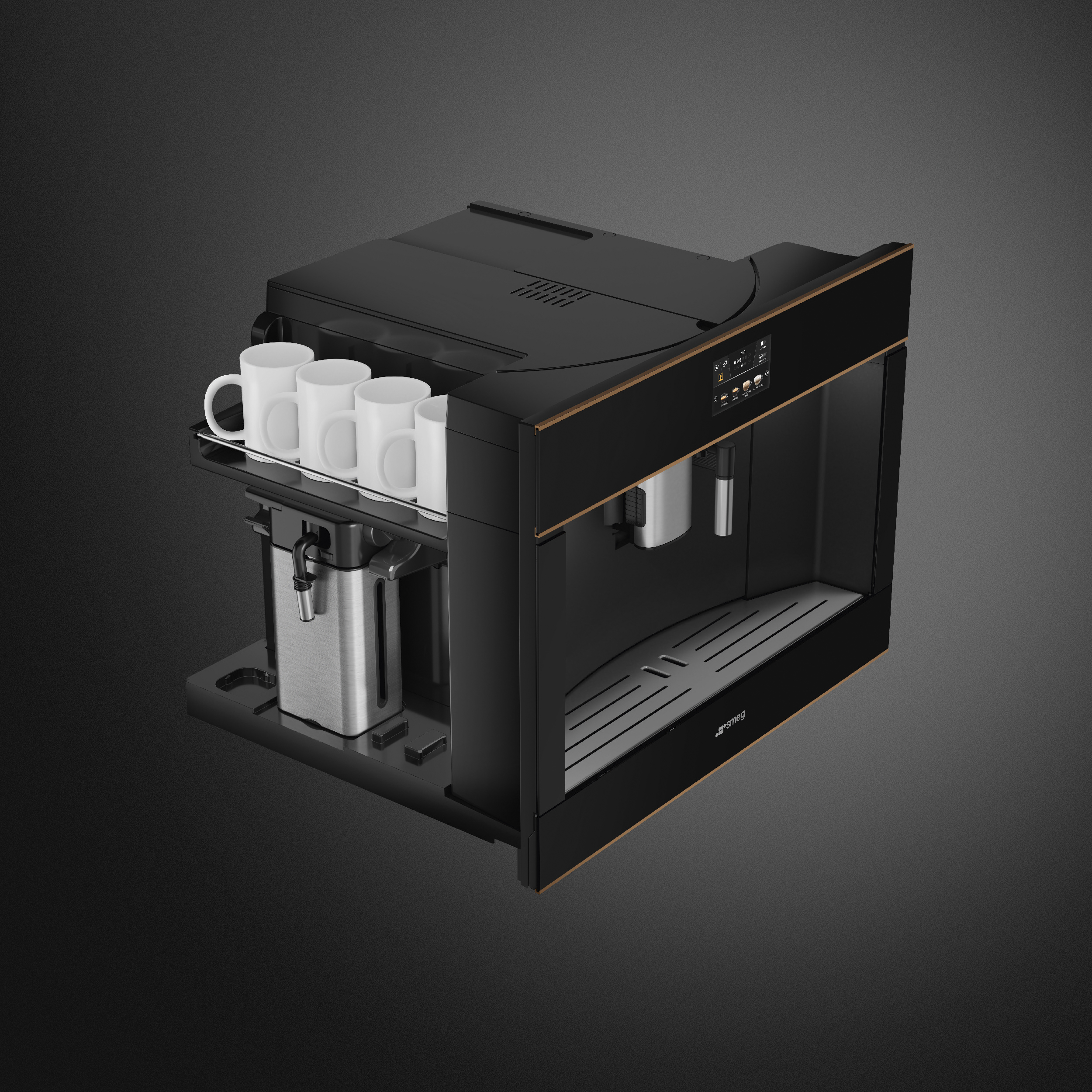 60x45 cm Dolce Stil Novo Compact Coffee Machine 