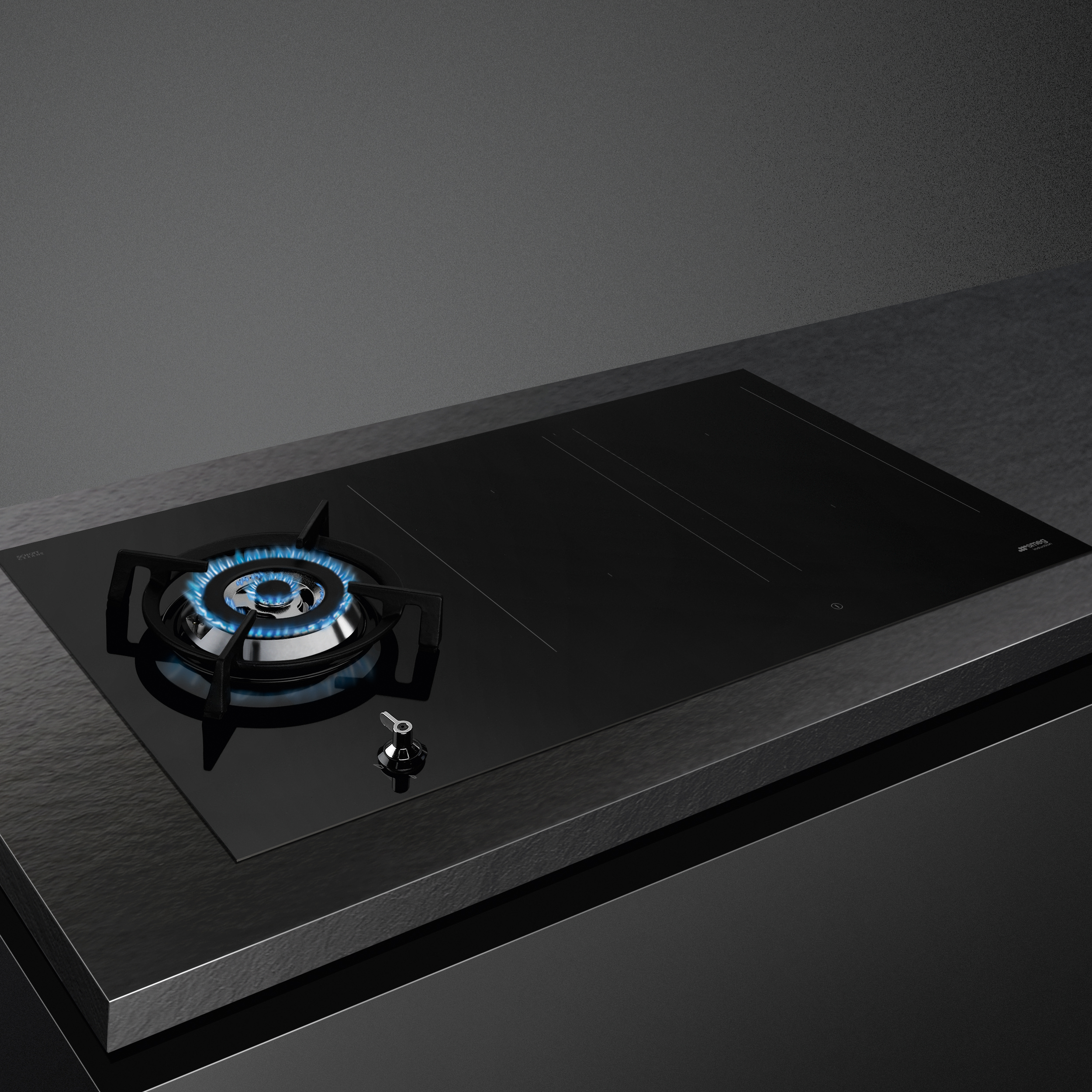 90 cm Dolce stil Novo Gas & Induction Hob 