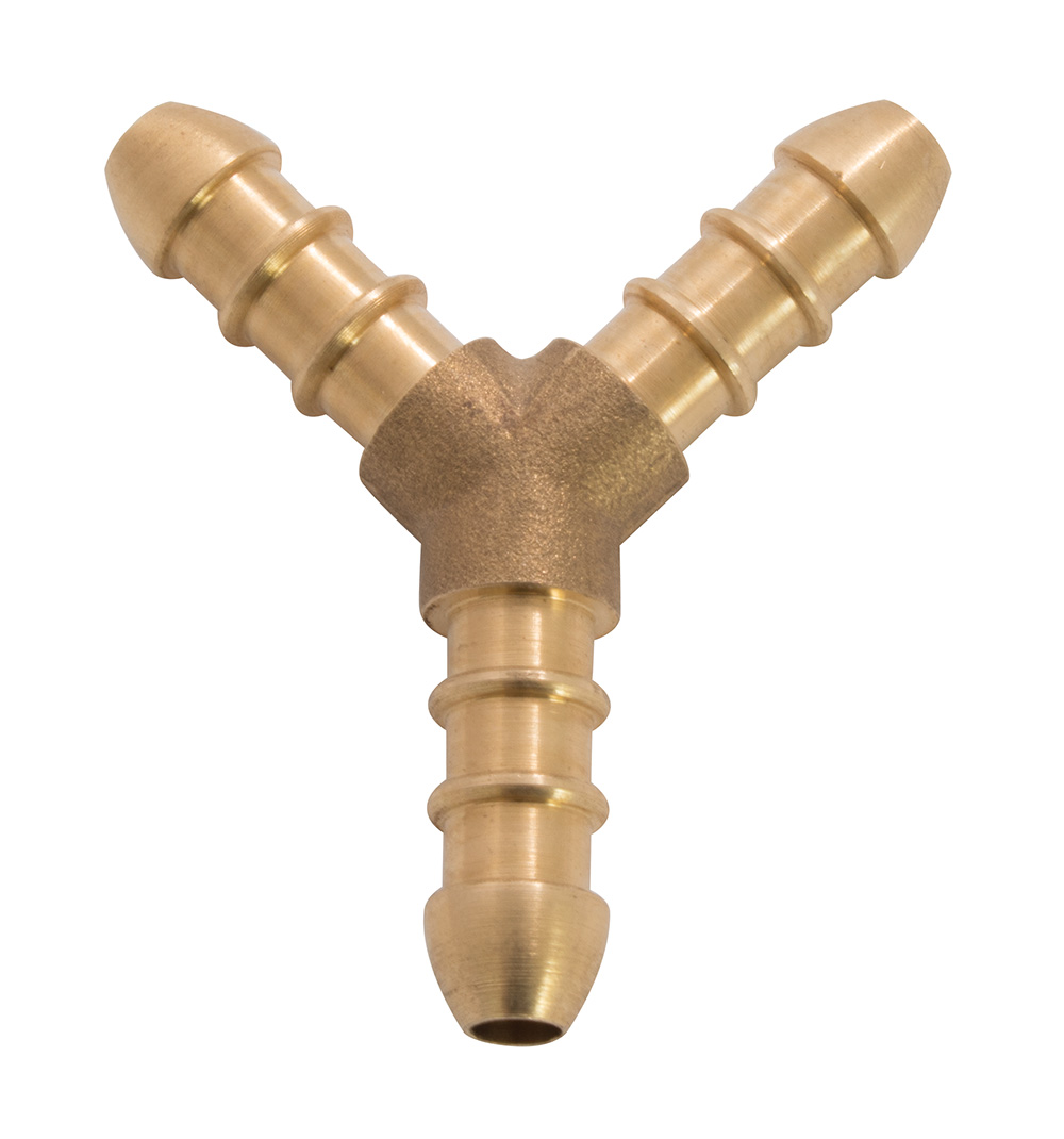 Brass "Y" Connector