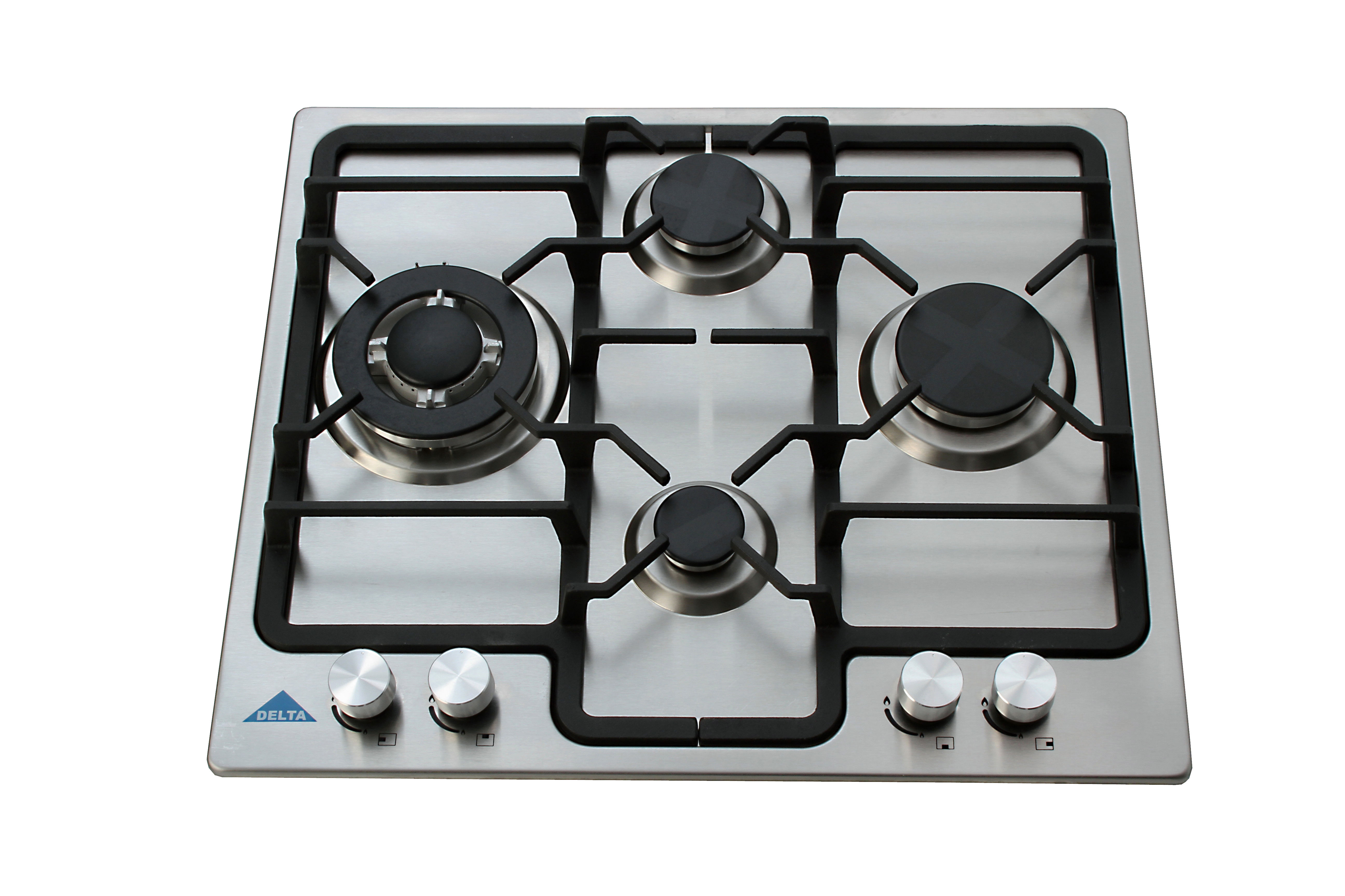 Delta 4 Burner Hob With Front Knobs 