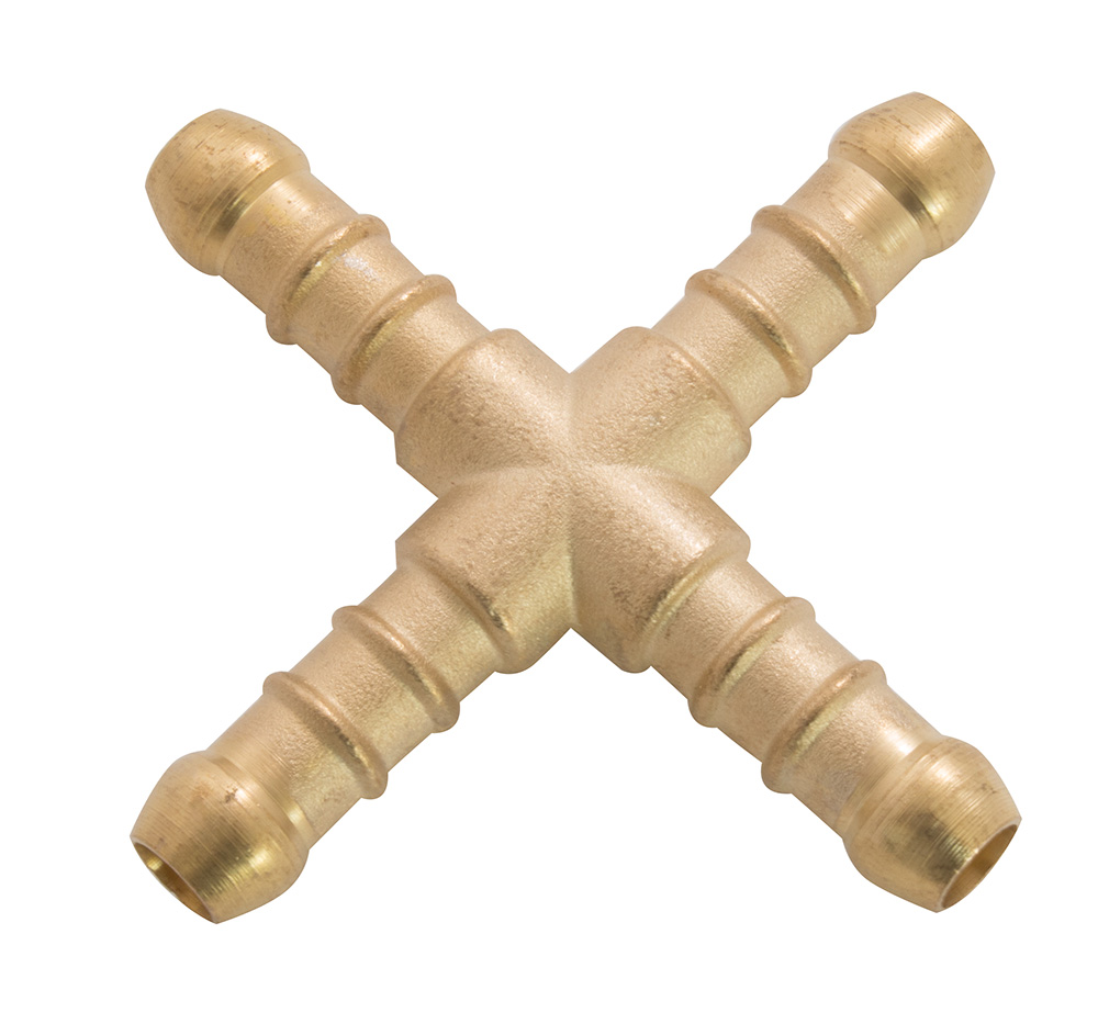 Brass "X" Connector