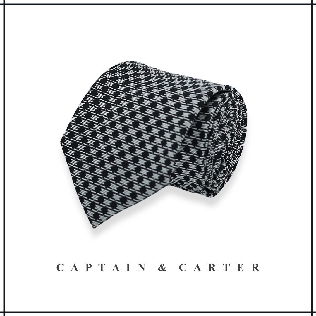 Abstract Aloe Jacquard Silk Tie