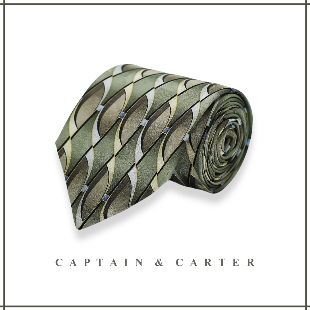 The Deco Arch Silk Tie