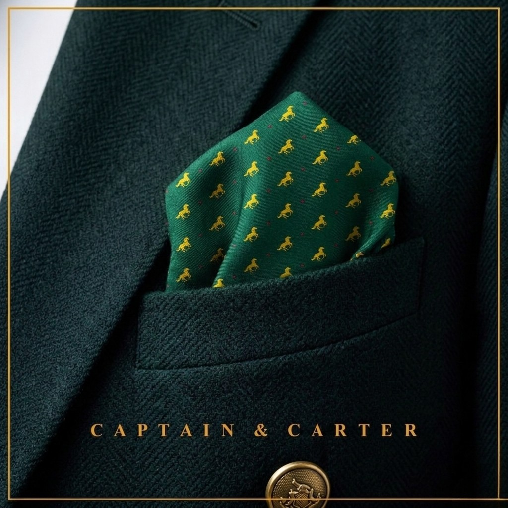 The Noble Gallopers Pocket Square