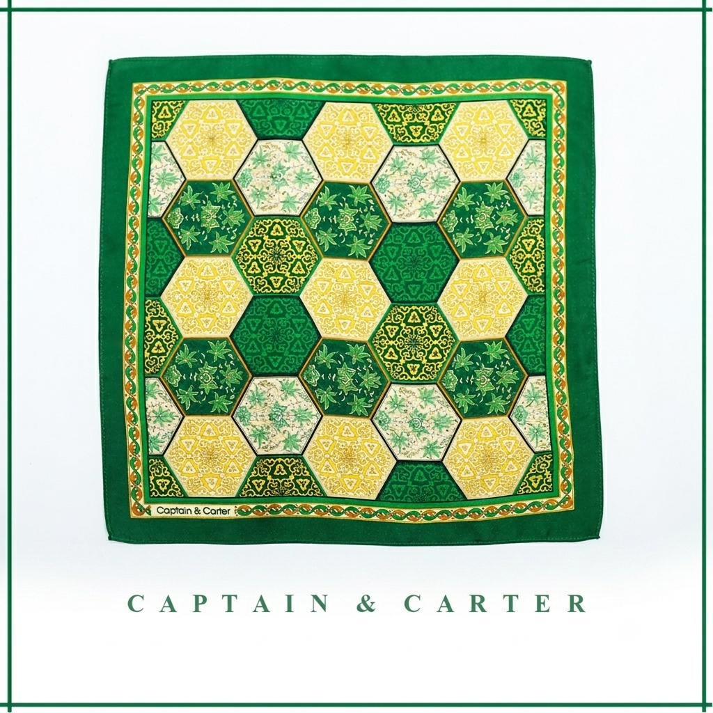 The Honeycomb Silk Pocket Square
