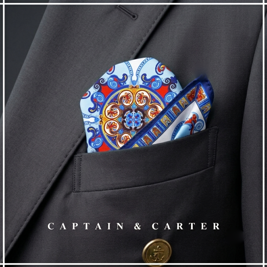 The Riviera Silk Pocket Square