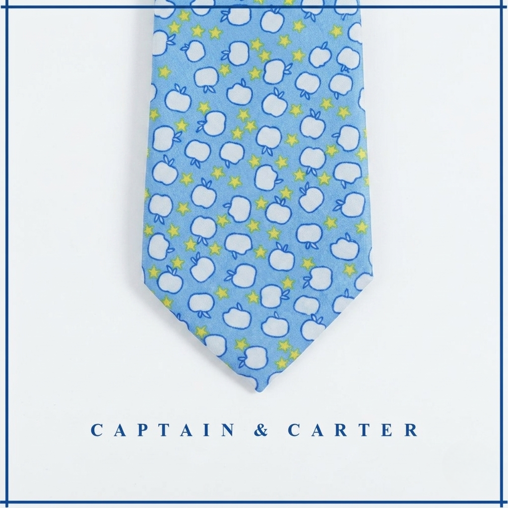 The Aqua Apple Necktie
