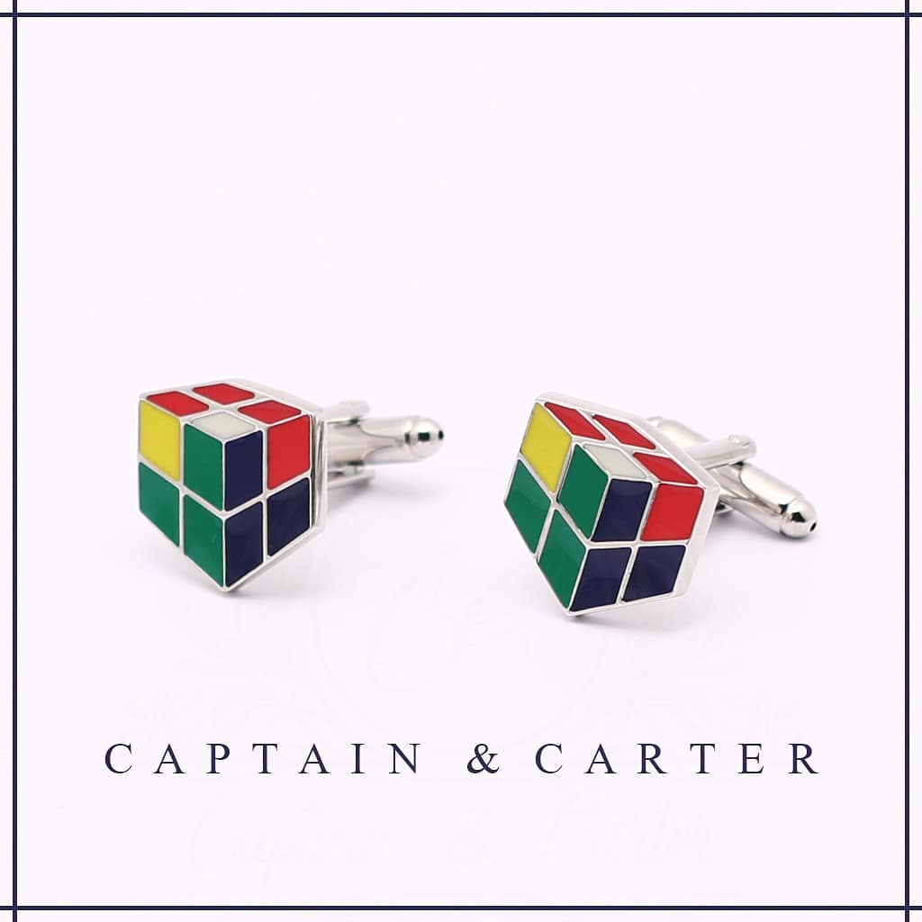 Rubik's Cube Cufflinks