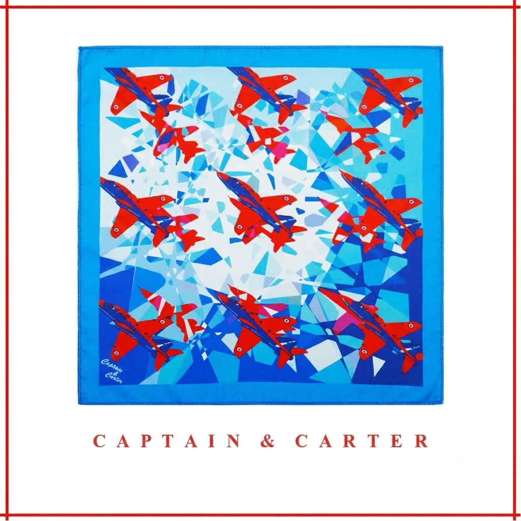 The Squadron Silk Pocket Square
