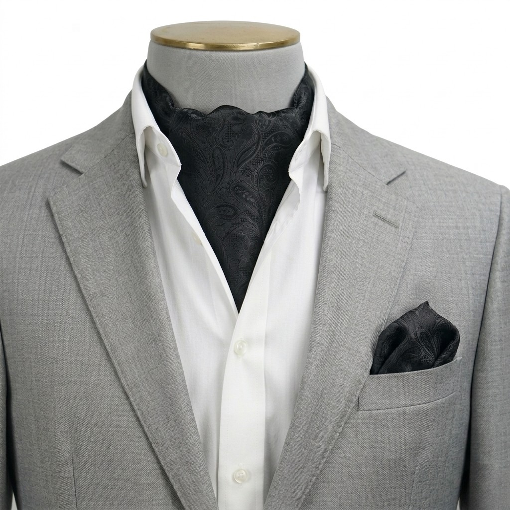 The Panther Paisley Cravat Se