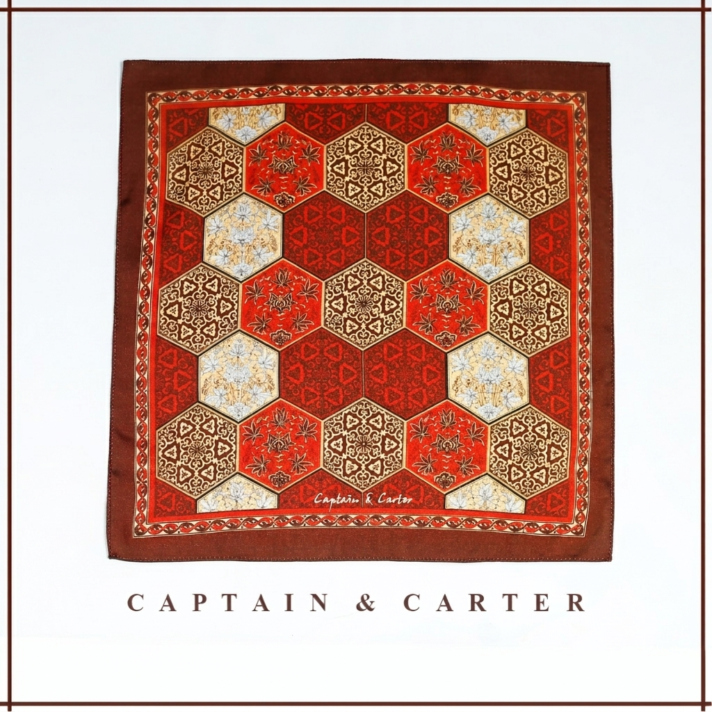 The Sienna Silk Pocket Square