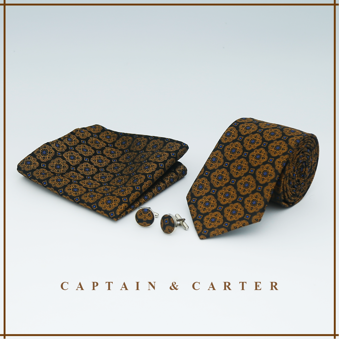 The Gilded Medallion Necktie Set