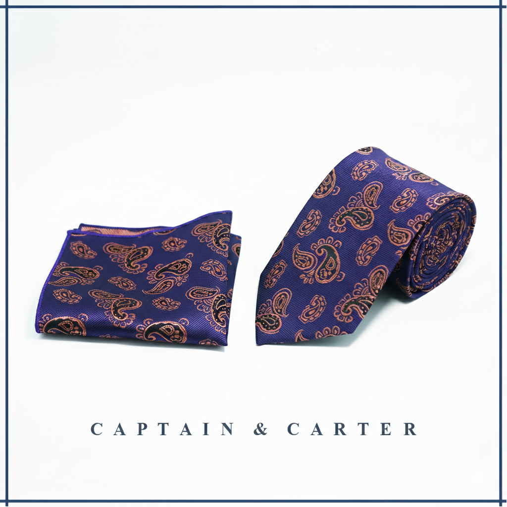 Imperial Plum Necktie Set