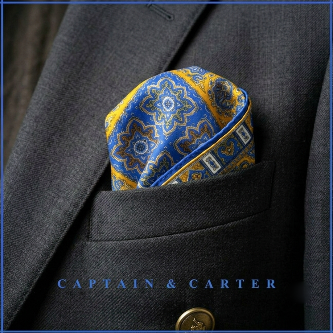 The Tuscan Silk Pocket Square