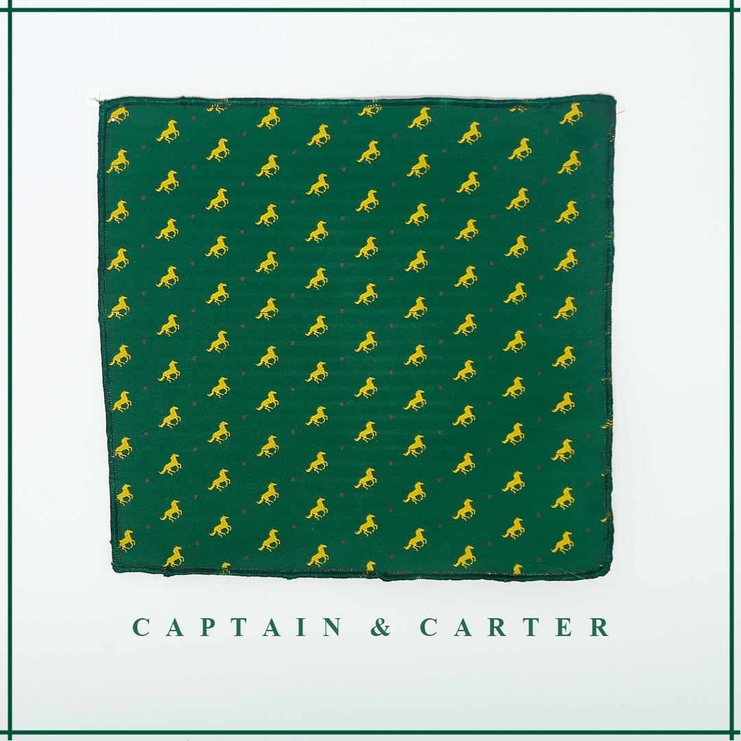 The Noble Gallopers Pocket Square