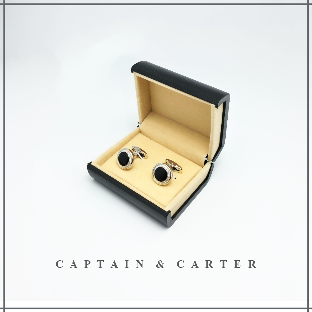 Classic Black Cufflinks