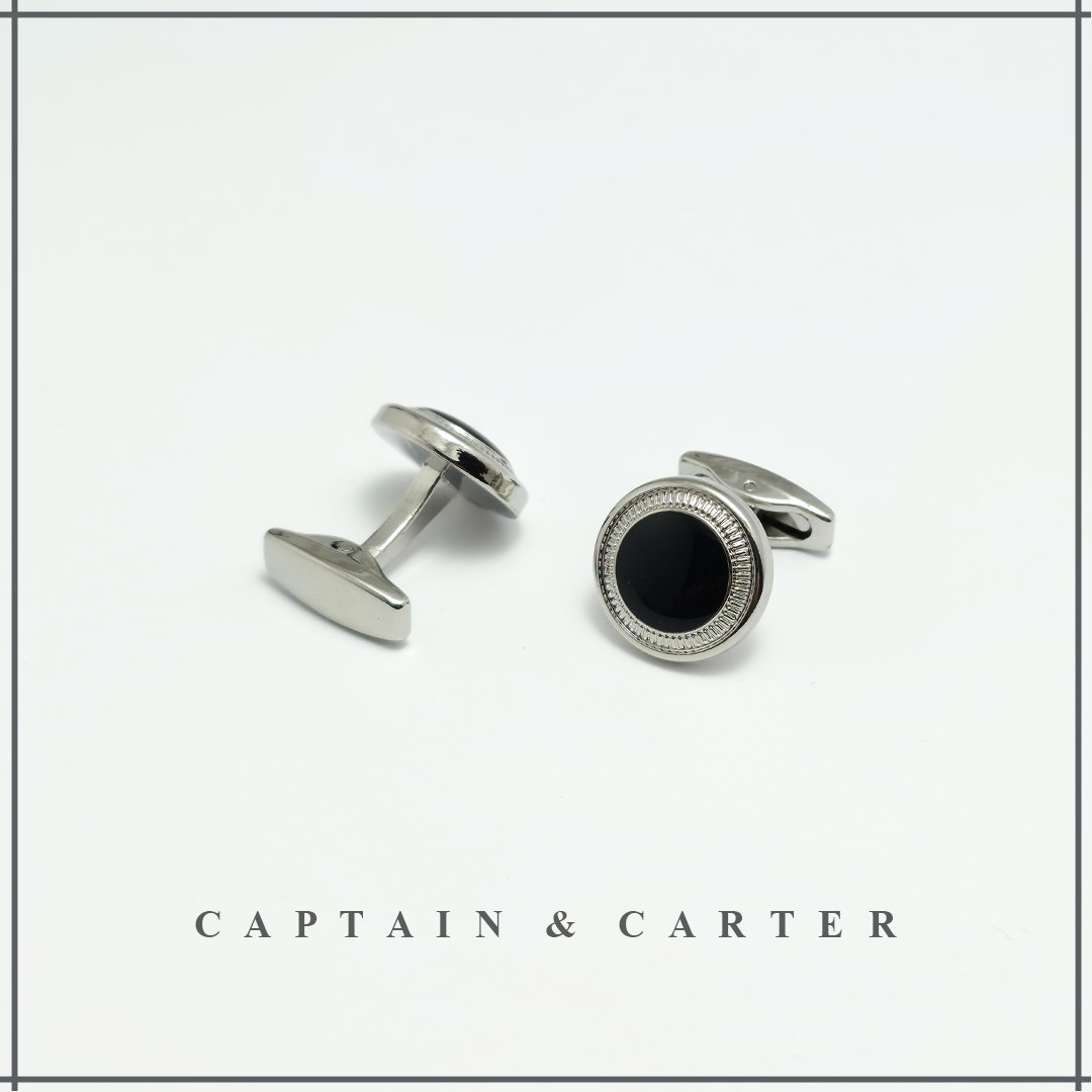 Classic Black Cufflinks