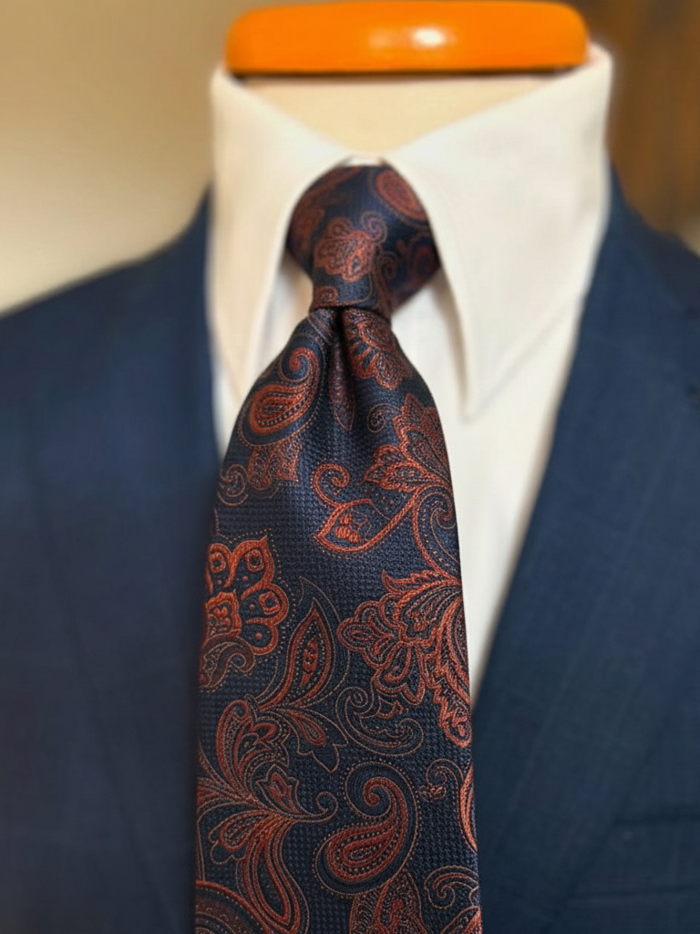 Midnight Red Wine Necktie