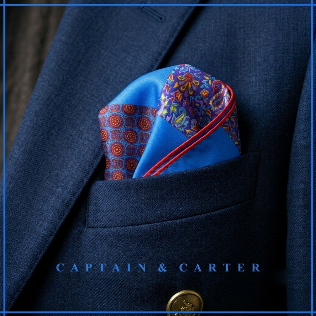 The Kaleidoscope Silk Pocket Square