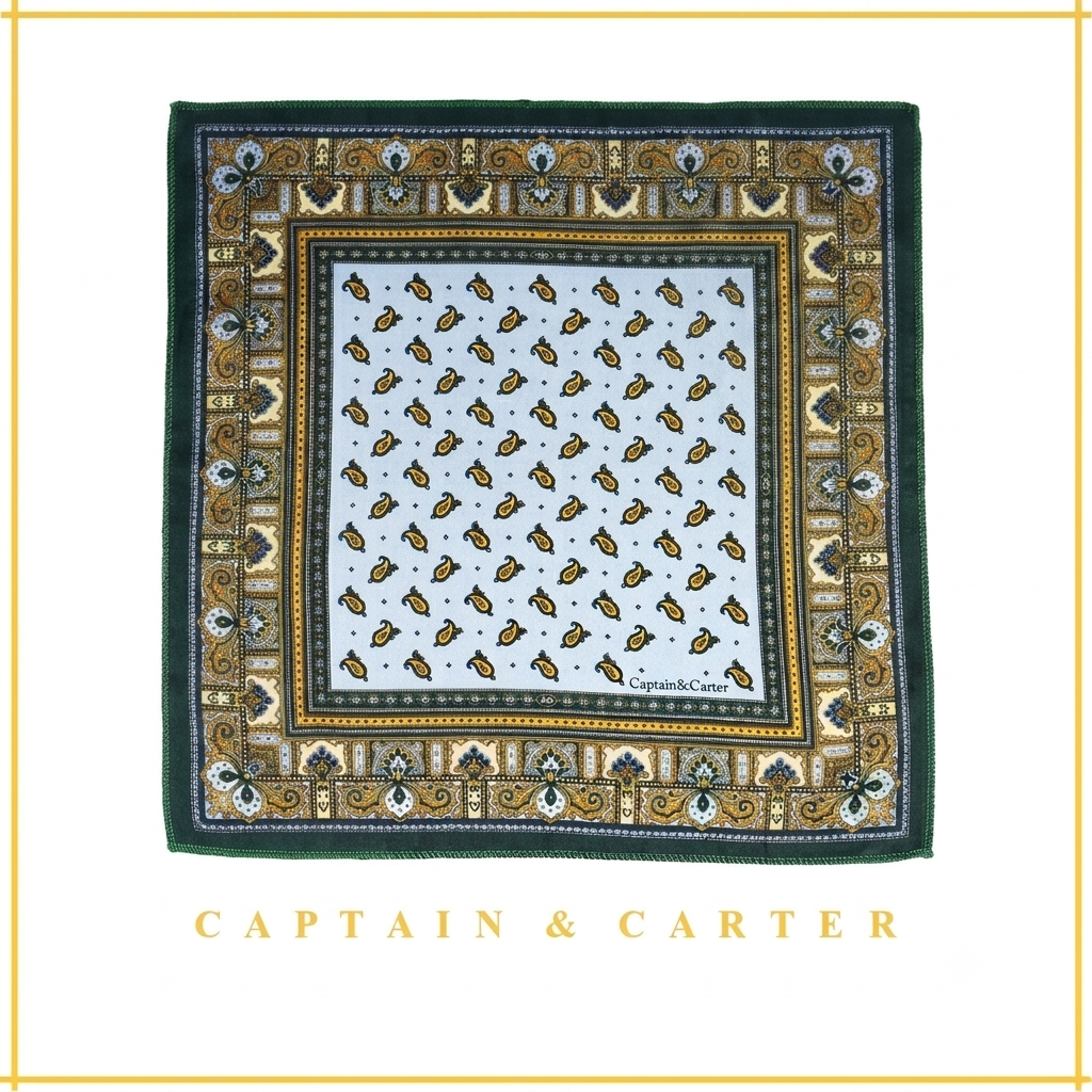 The Royal Vintage Silk Pocket Square