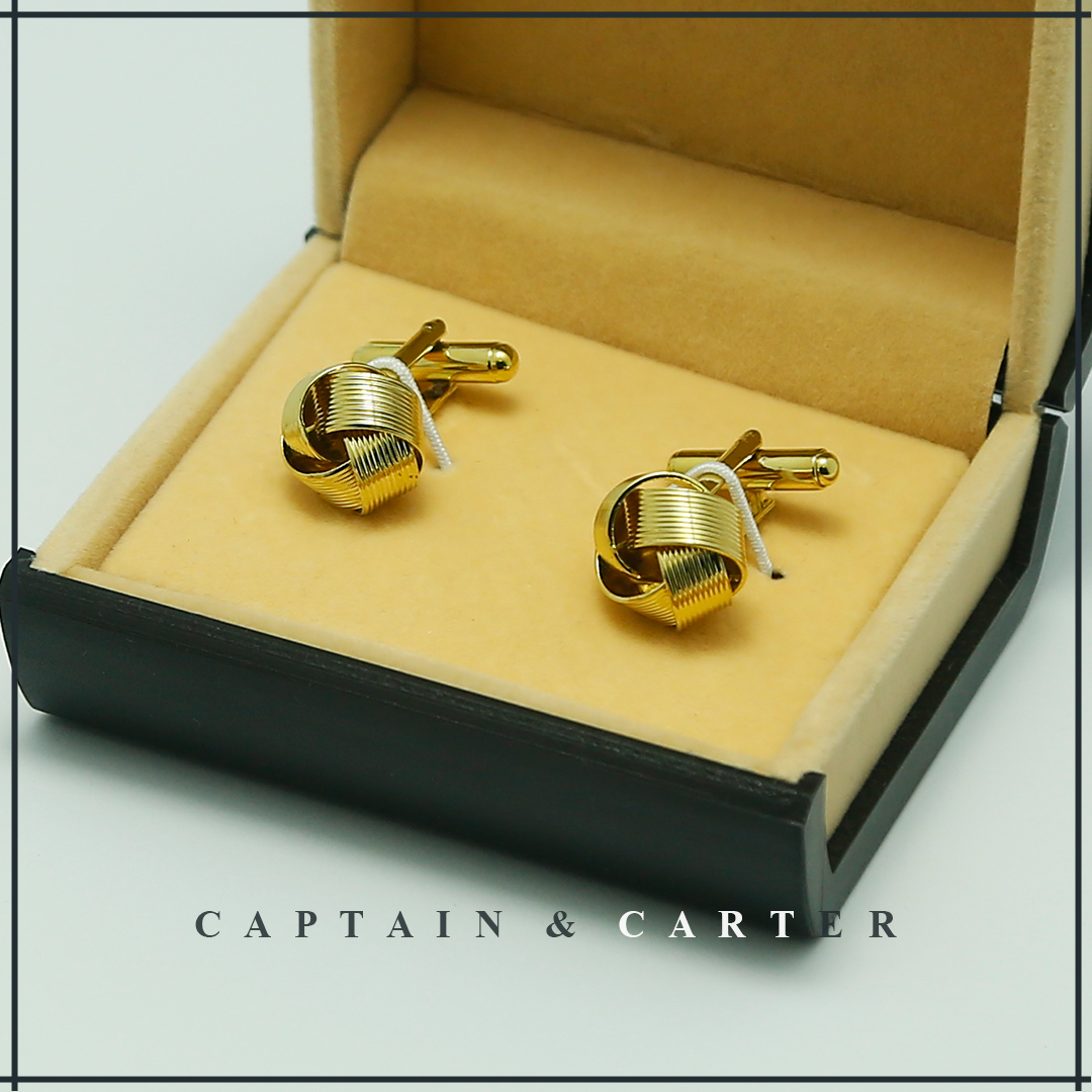 Eternal Gilded Knot Cufflinks