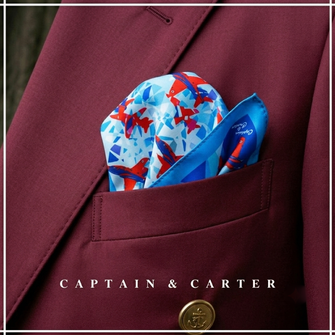 The Squadron Silk Pocket Square