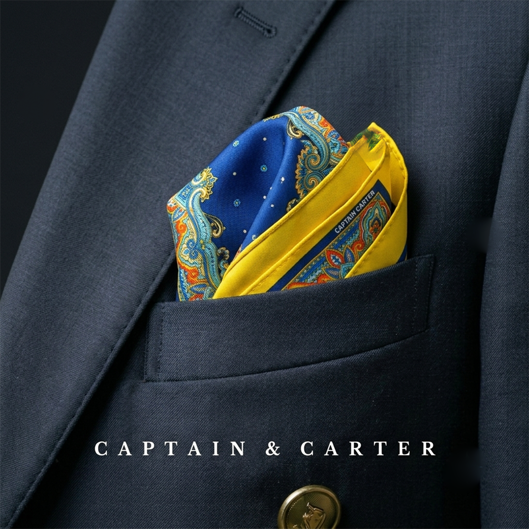 The Regatta Silk Pocket Square