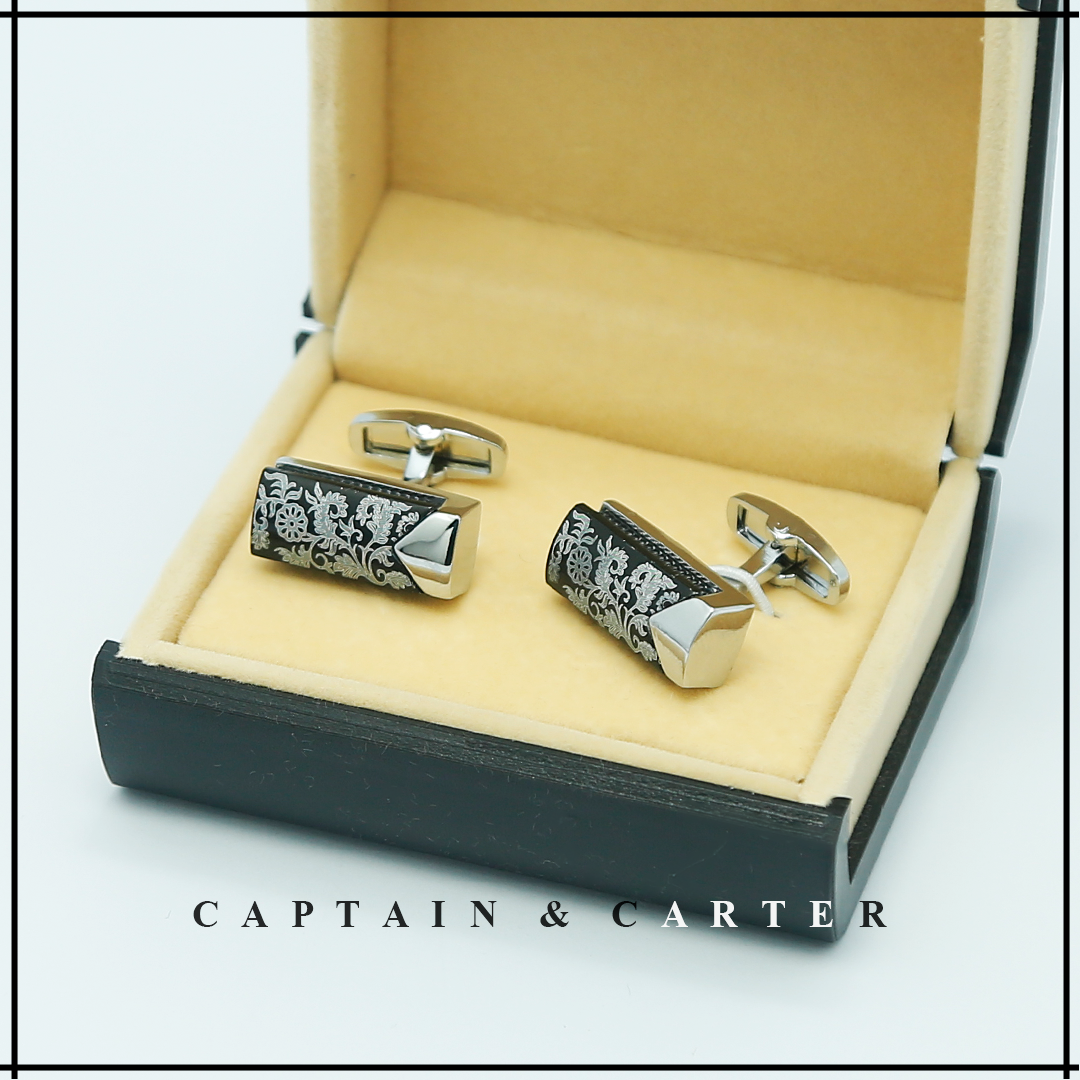 Ornate Botanical Cufflinks