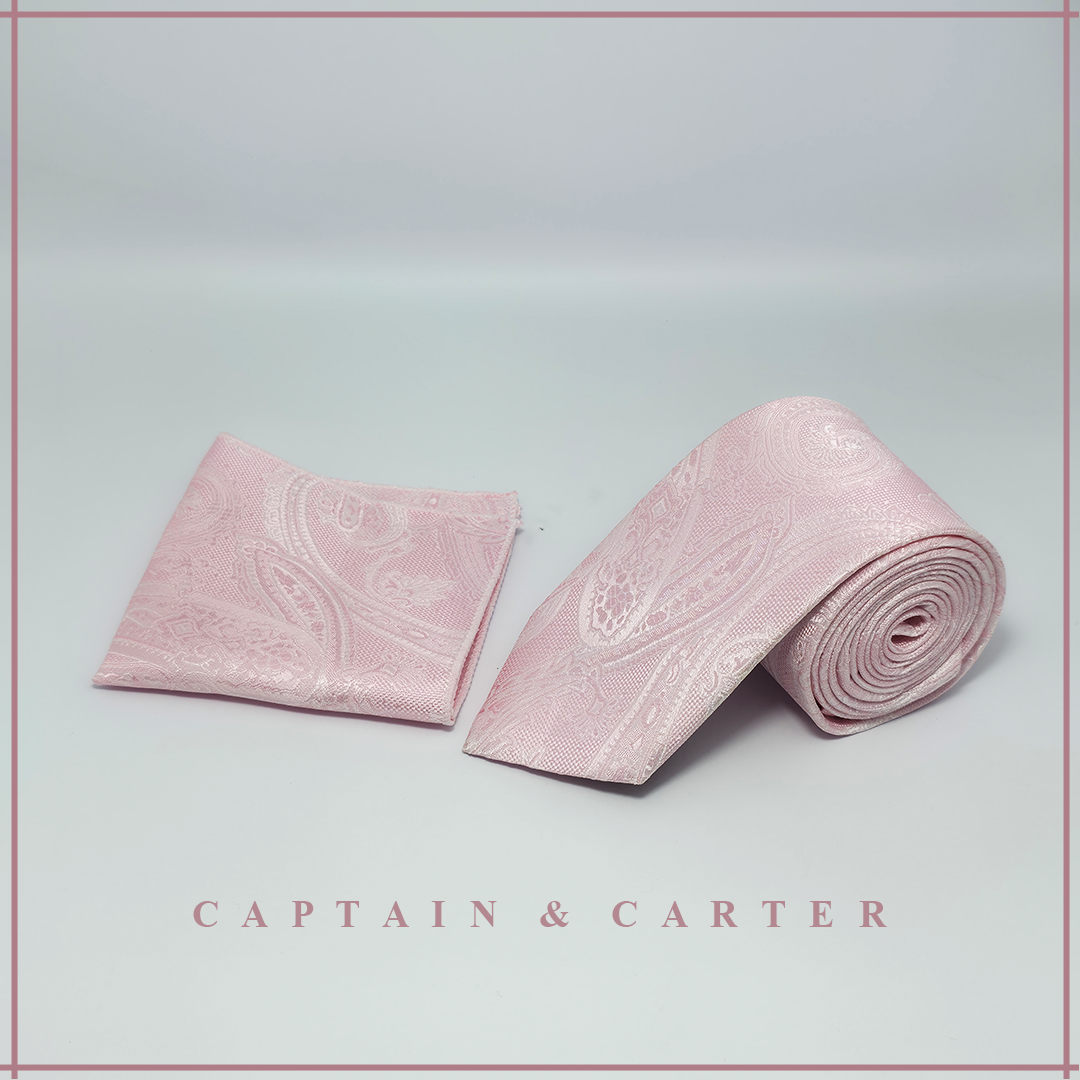 Pink Pasha Necktie Set