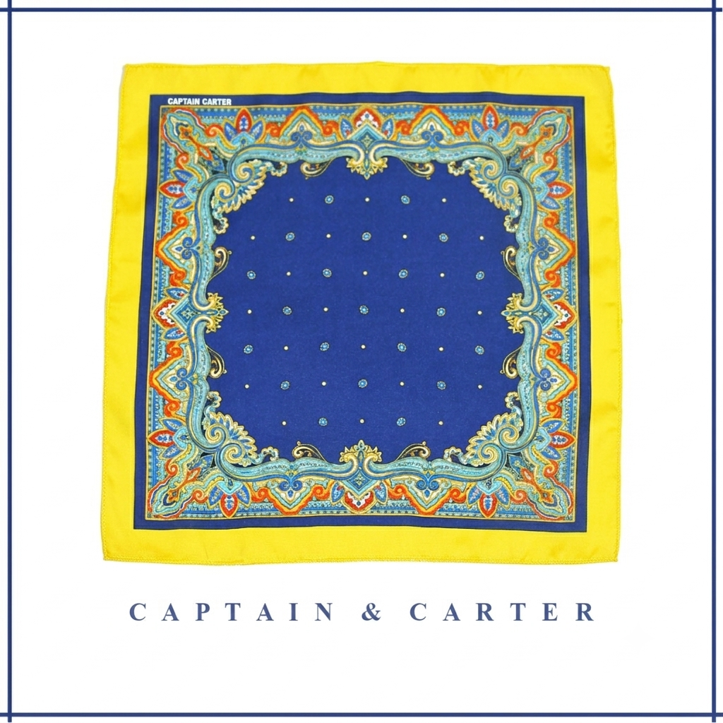 The Regatta Silk Pocket Square
