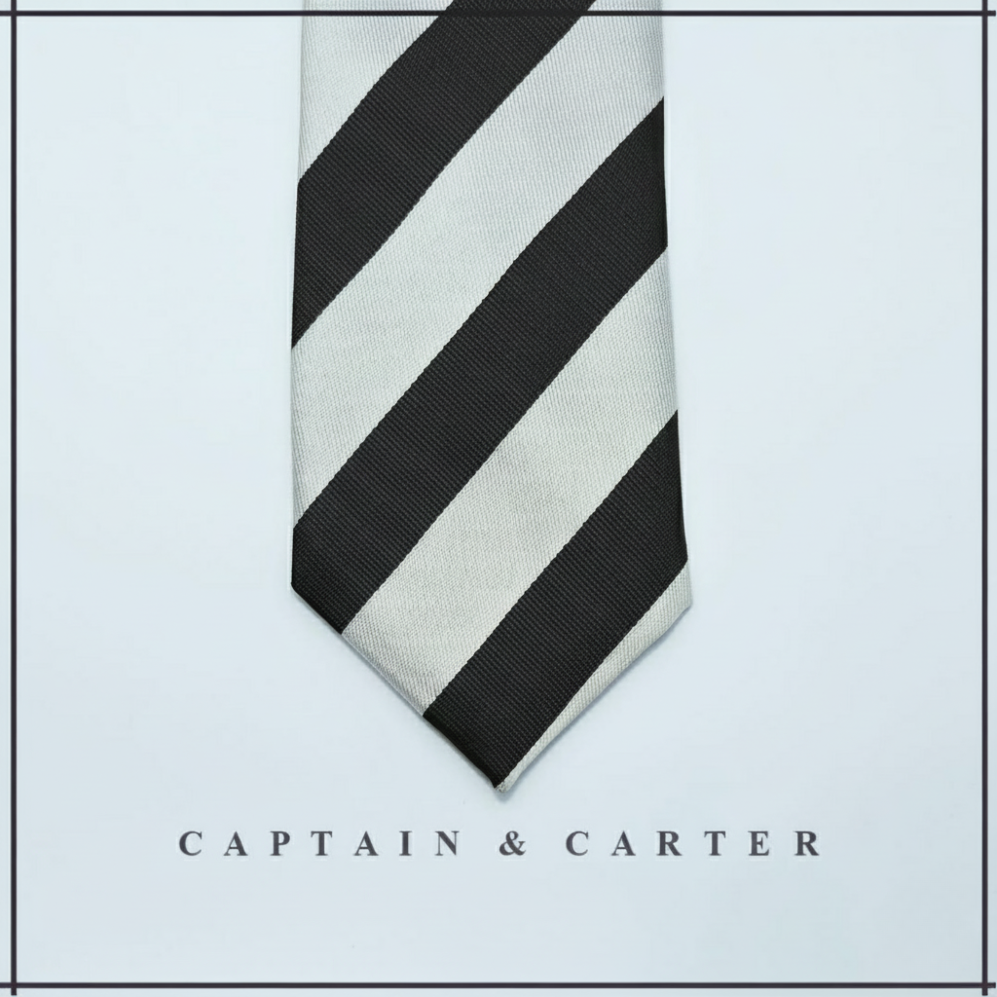 The Black Knight Stripe Necktie