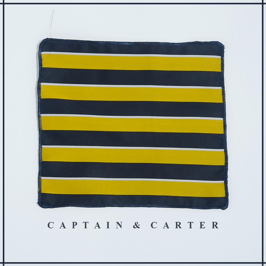 The Admiral’s Stripe pocket square