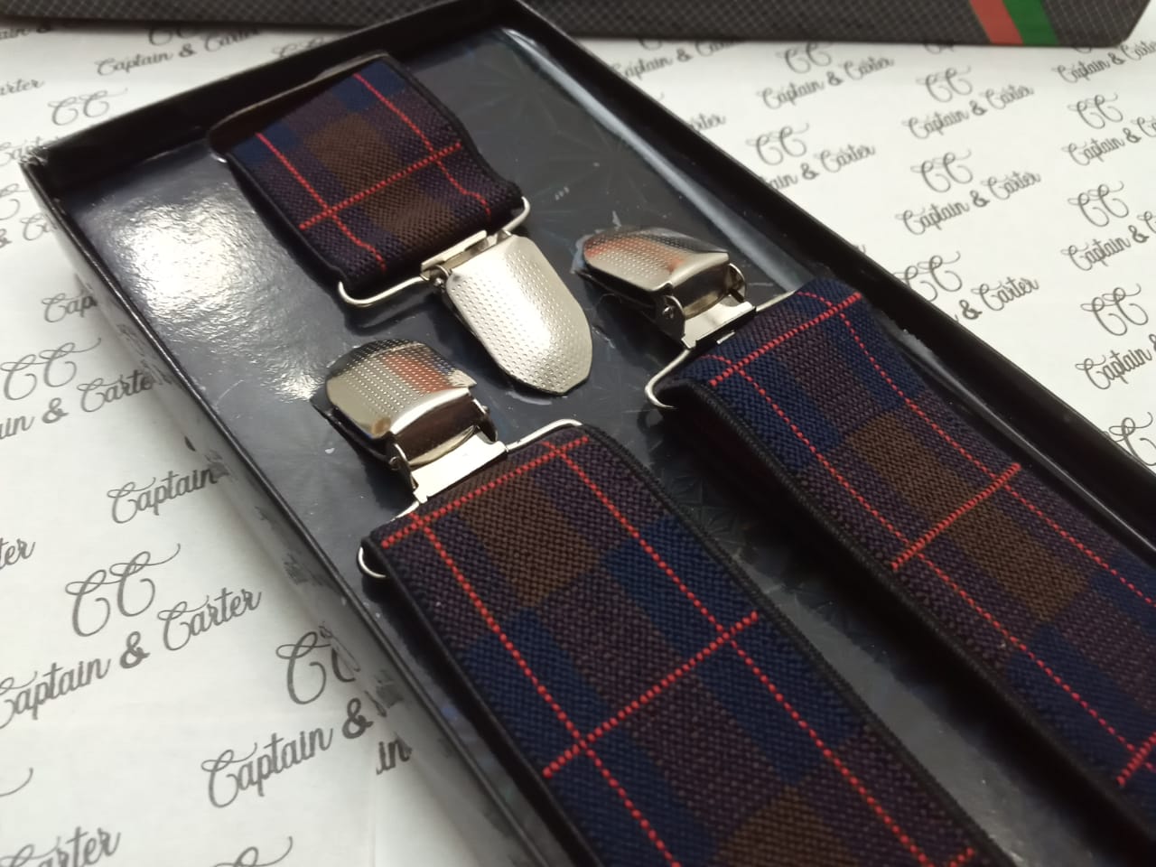 Classic Tartan Suspenders