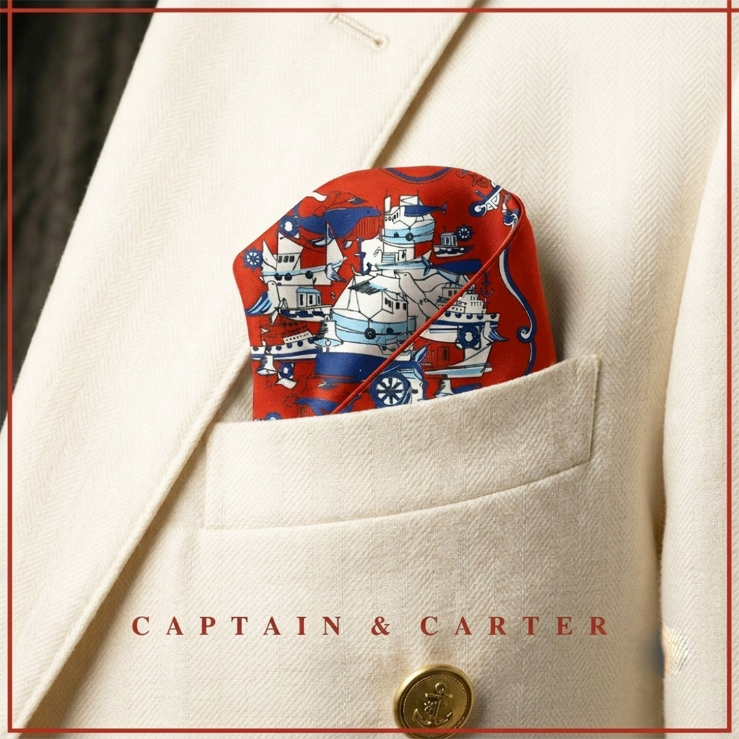 The Sailor’s Silk Pocket Square