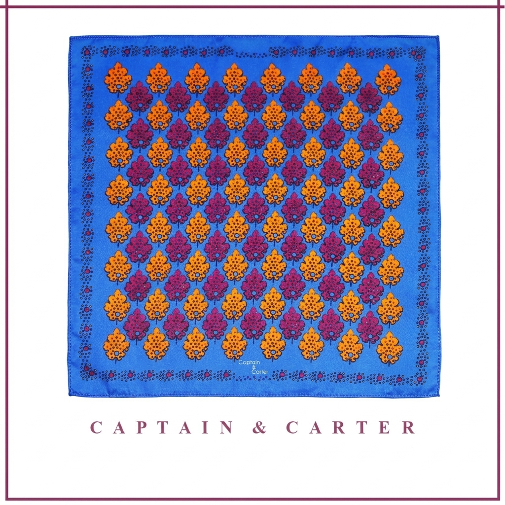 The Autumn Breeze Silk Pocket Square