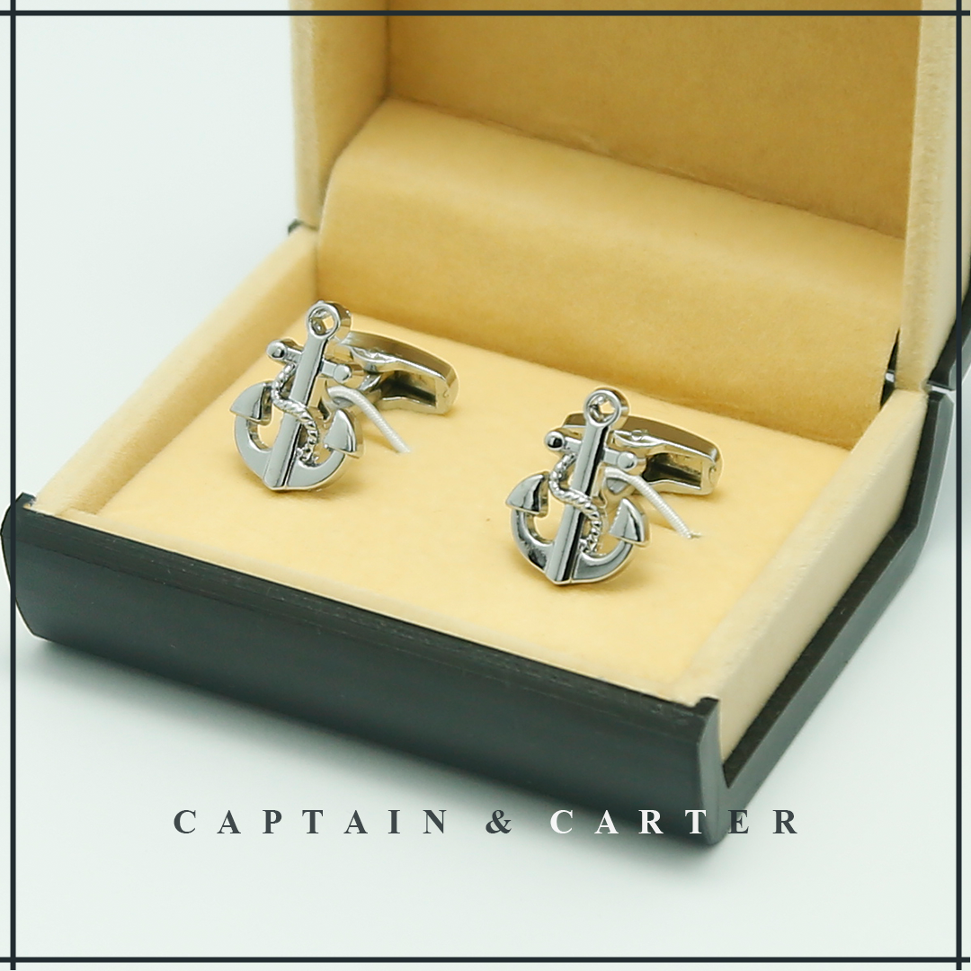 The Vanguard Admiral Anchor Cufflinks