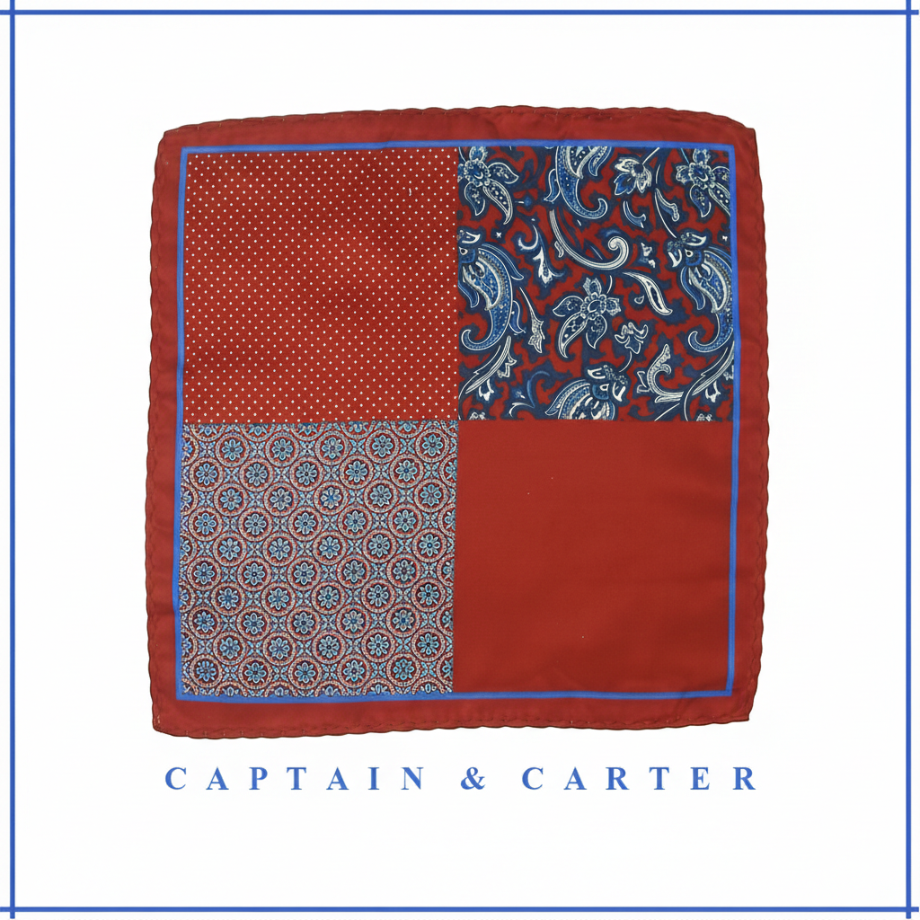 The Venetian Mosaic Silk Pocket Square 