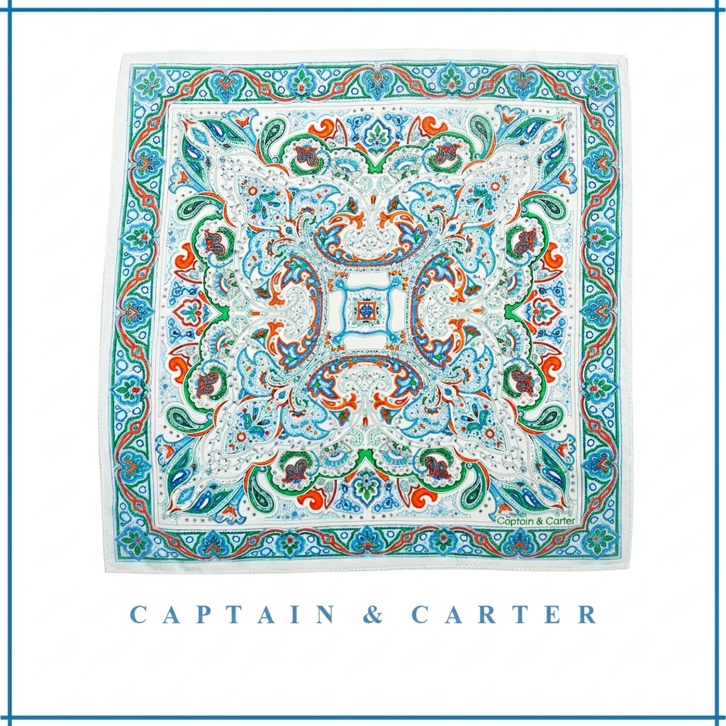 The Oasis Silk Pocket Square